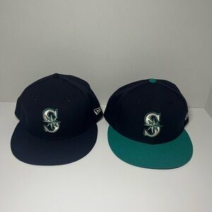 Seattle Mariners Fitteds New Era Size 7 1/8 Fitted 59Fifty On Field MLB Baseball